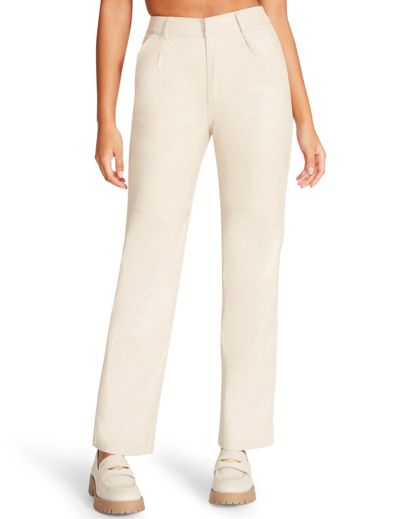 Pantalones Steve Madden Abby Mujer Creme | ES DCS286